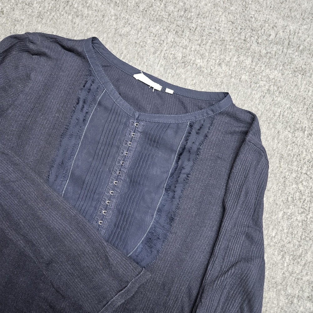 Martin + Osa Long Sleeve Top Womens M Blue Shirt Alt Avant Garde Y2K Designer